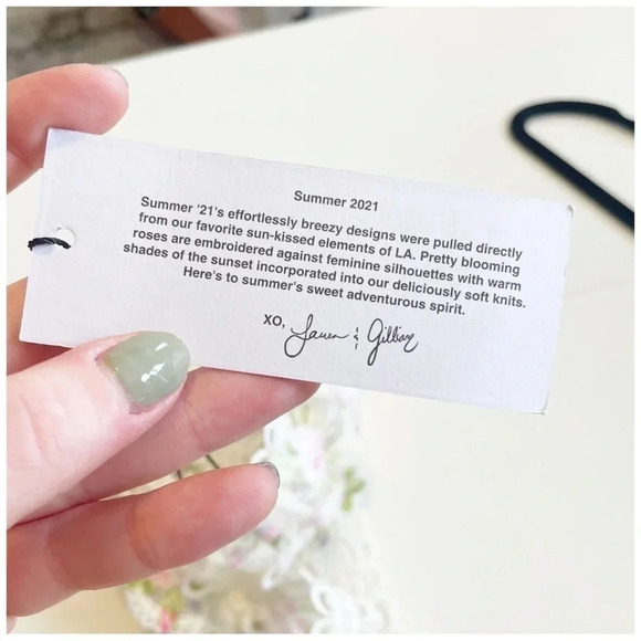 NWT For Love and Lemons Trellis Rose Garter Belt M - Picture 10 of 10